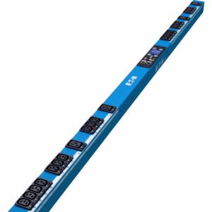 Metered Input rack PDU, 0U, 26U, Input IEC-60309 32A 1Ph, 7.4 kW max, 32A, 200-240V, Outlets C13/C19 Blue