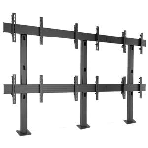 Fusion & Trade 3 X 2 Micro-adjustable Large Bolt-down Freestanding Video Wall