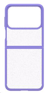 Galaxy Z Flip4 Case Thin Flex Series Sparkle Purplexing (Purple / Clear Glitter)
