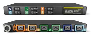 Geist Rack PDU Elementary (upgradeable) 1U input IEC 60309 230/400V 3x32A locking outpu