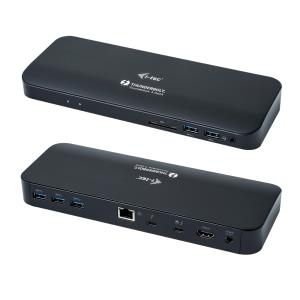 Dual Docking Station Thunderbolt 3 4k Metal  2x Tb3 Port 1x Glan 5x USB 3.0