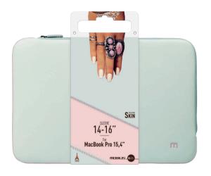 Skin Sleeve 14-16in -  Grey and pink