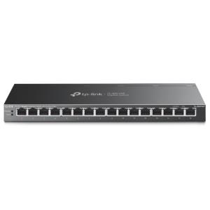 Desktop Switch Tl-sg116 Gigabit 16-port Poe+ 10/100/1000mbps Black