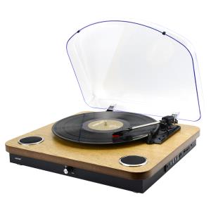 Turntable Vpl-210 With Built-in Speakers + Phono Output Wood