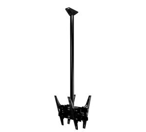 Back To Back Flat Screen Ceiling Mount Bt8428-100: 952mm (37.5&rdquo) (to Centre Of Mount) Chrome