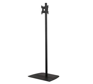 Medium Flat Screen Single Pole Floor Stand, Up To 47in, 25kg, Black