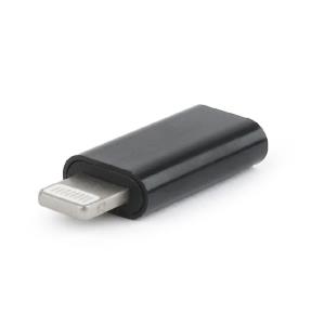 USB Adapter Type-C (female) to (CF/8pin Male) Apple - Black