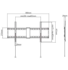 Tv Wall Mount (fixed), 43