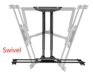 Rotating Full Motion Tv Wall Mount, 40