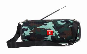 Portable BT Speaker FM-Radio with Antenna - Camo