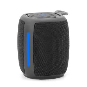 Portable BT LED Speaker With Microphone - Black