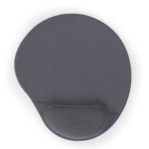 Mouse Pad With Gel Wrist Support Grey