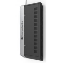 USB Wall Mount Charge Cabinet 8 Units/ Black