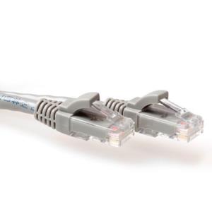 Patch cable - CAT6a - Utp - Snagless Grey 1m
