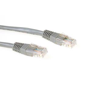 Patch cable - CAT6 - Utp - 1m -  Grey