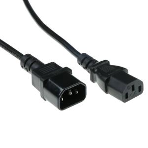 Powercord Extension 230v Black 3m