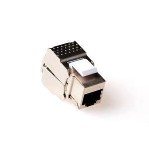 Keystone Jack Full Shielded Rj-45 Tool Free Type CAT6a Tool Free