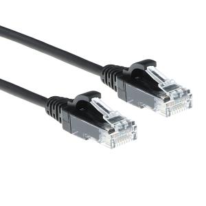 Slimline Patch Cable - CAT6 - U/UTP - 50cm - Black