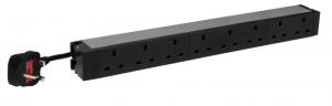 Pdu 19 Inches 1u 8 X 2p+e British Standard