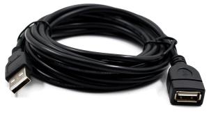 Cable  - USB-a - USB-a  - 20m - Black