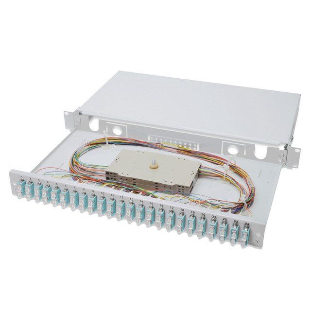 Fiber Optic Splice Box Equipped 24x Sc Duplex Mm/om3