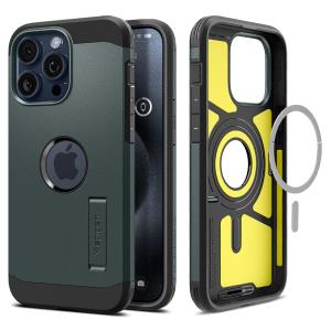 iPhone 15 Pro Max Case 6.7in Tough Armor MagFit Abyss Green