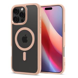 Spgen iPhone 16 Pro Case Ultra Hybrid MagFit Rose Titanium