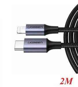 Cable  - USB-c  - Lightning - 2m - 20w Black