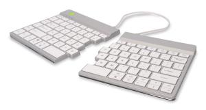 Split Break Ergonomic - Keyboard - Wireless - White - Qwerty Us