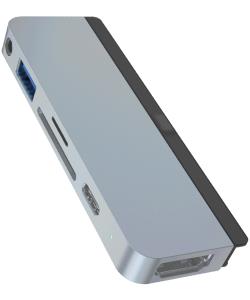 Hub 6 In 1 USB-c For iPad Pro Silver