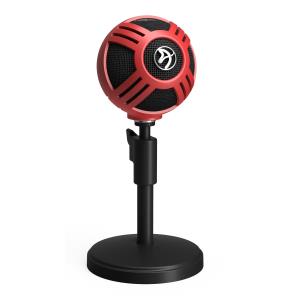 Sfera Table Microphone Wired Black, Red