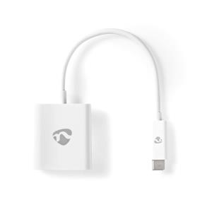 USB-c Adapter USB 3.2 Gen 1 Nickel Plated  0.20m White