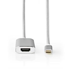USB-c Adapter / USB 3.2 Gen 1 / USB-c Male / Hdmi Female / 4k-60hz / Power Delivery / 2.00 M / Vergu