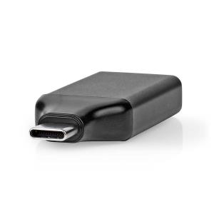 USB-c Adapter / USB 3.2 Gen 1 / USB-c Male / Hdmi Female / 4k-60hz / Vernikkeld/ Grijs / Zwart / Env