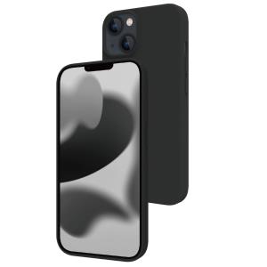 iPhone 14 Soft Touch Case Magnetic Ring Black