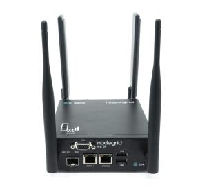 Unified Services Router - Nodegrid Link Sr - Single Dc - 4-core Intel - 8GB DDR3 Ram 32GB 128GB - 1x Rj45 2x USB 1x Sfp 1x 1gbe (poe) - 4g Lte/ Wi-Fi